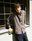 Striped Seersucker Summer Shirt